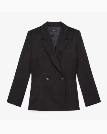 Veste Black Textured