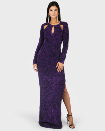 Robe Maille Purple
