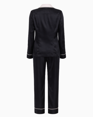 Ensemble Satin Noir et Blanc Circa 2016