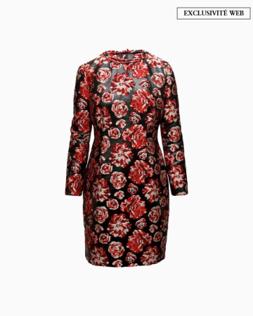 Robe brocard imprimée