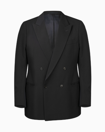 Veste Smoking Croisé Noir