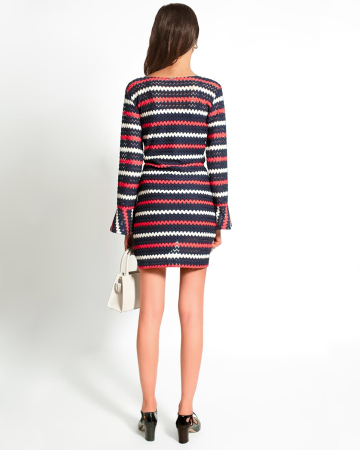Robe Printed Stripes