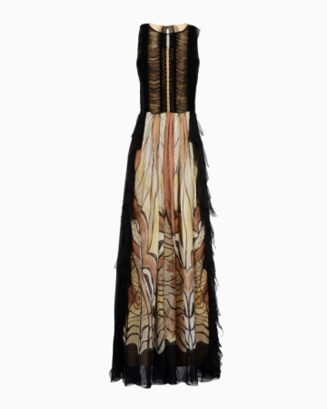 Robe Franges en soie