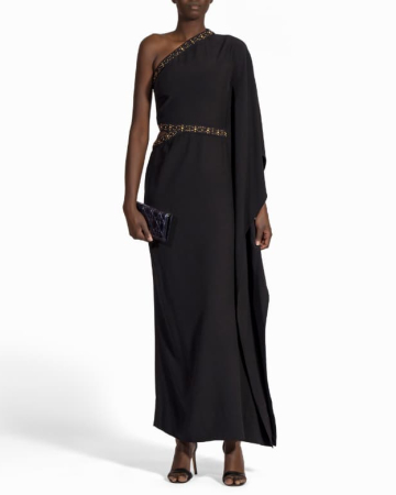 Robe Asymétrique Cloutée