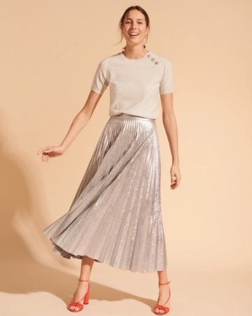 Jupe Juline Argentee