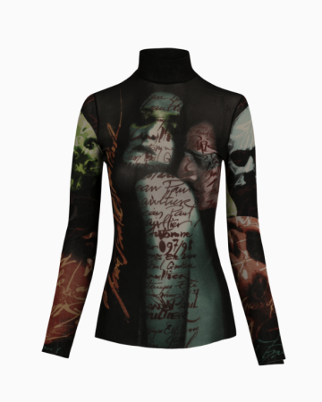 Top Tattoo Mesh FW 1997