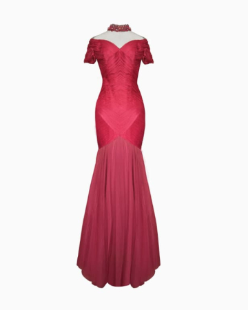 Robe Tulle Fuchsia