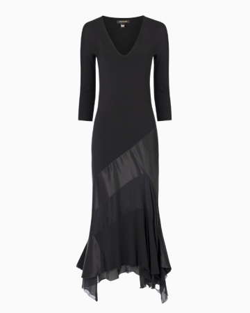 Robe Silk Bias Cut Black FW 2004