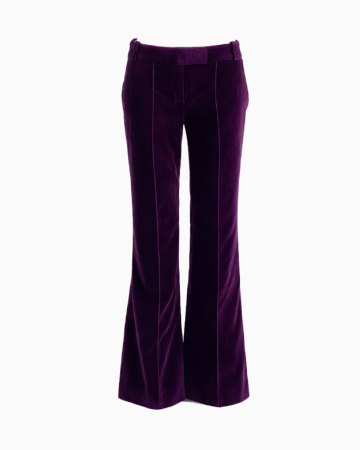 Pantalon Velours Prune FW2003 By Phoebe Philo