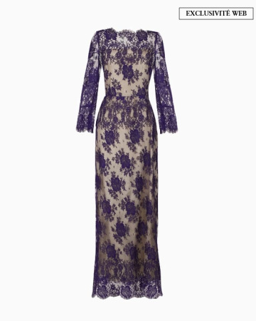 Robe Fleurs Violettes- Exclusivité web