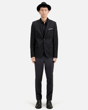 Costume Noire en Laine