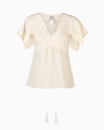 Top Soie Ivoire FW2004 par Phoebe Philo