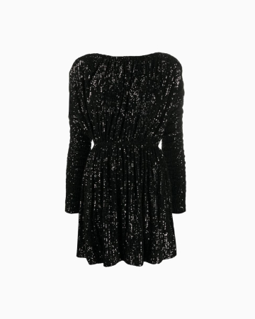 Robe Noire Pailletée