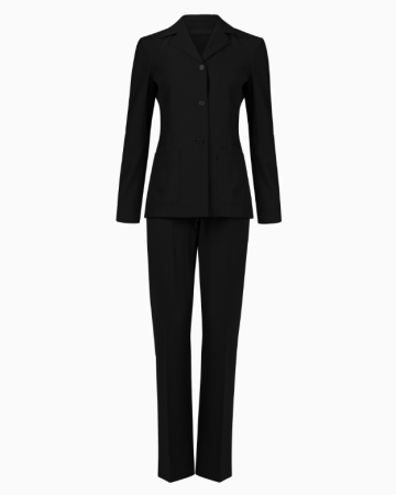 Tailleur Noir Architecturé SS1996