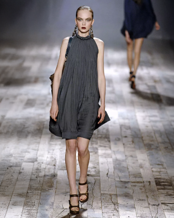 Robe Plissé Halter Ss2008