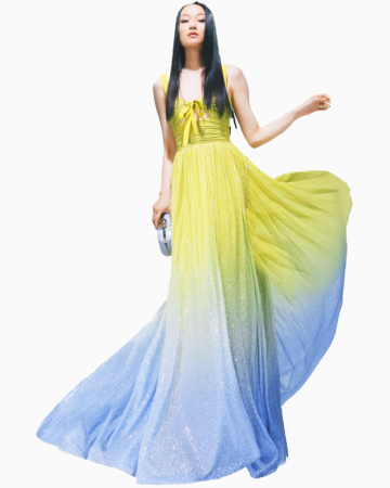 Robe Gradient Sequins