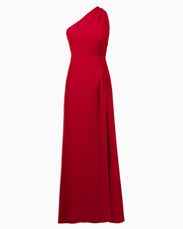 Robe One-shoulder Rouge