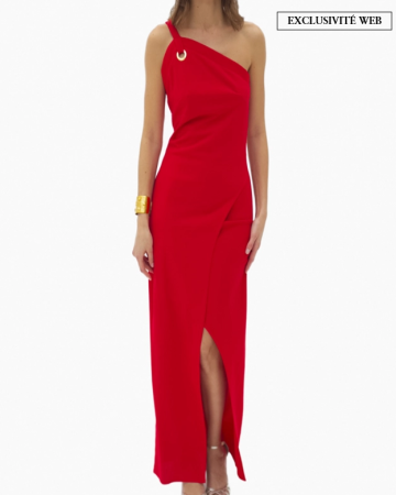 Robe Elisa Rouge-Exclusivité web