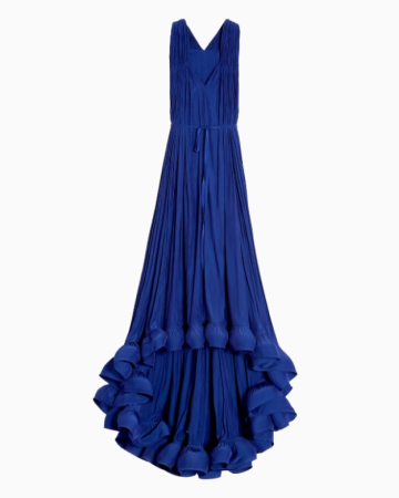 Robe Charmeuse Indigo