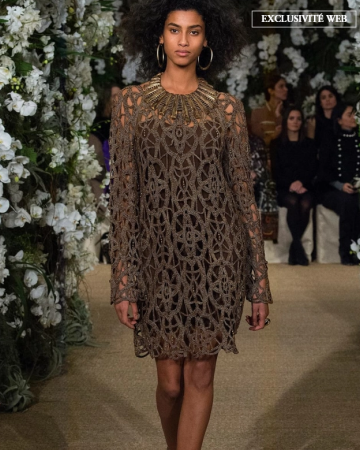 Robe Brodée Perlée