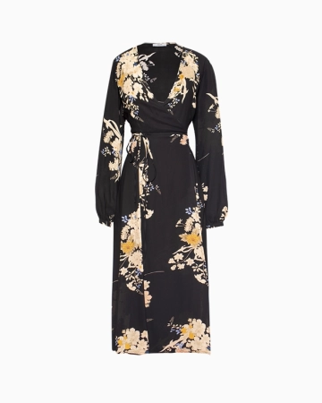 Robe longue portefeuille- Exclusivité web